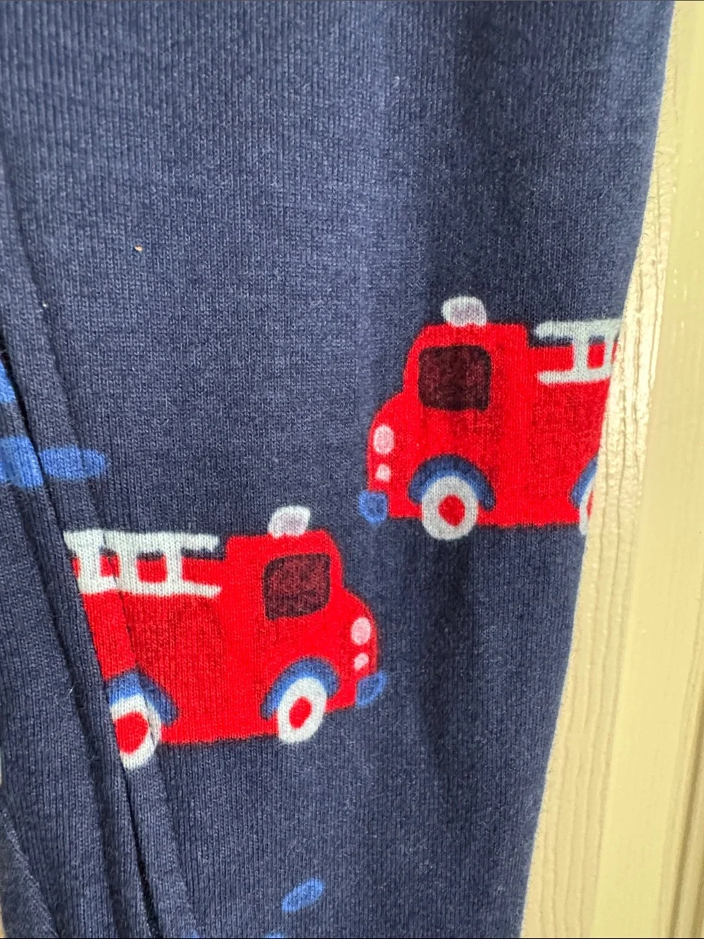 Carter's White One-Piece with Red Fire Truck Print 2 pack 6 months